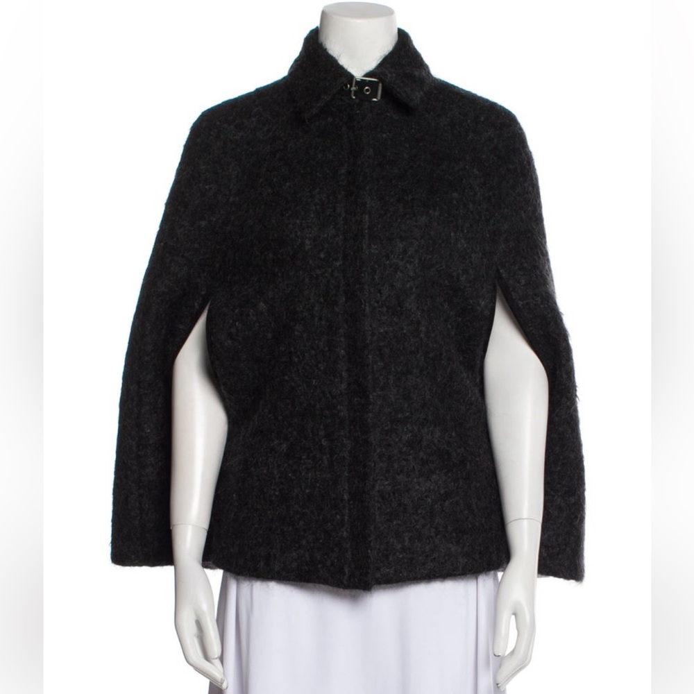 Theory Charcoal Women's Mohair Cape